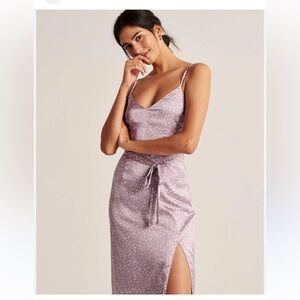 Abercrombie & Fitch Midi Slip Dress